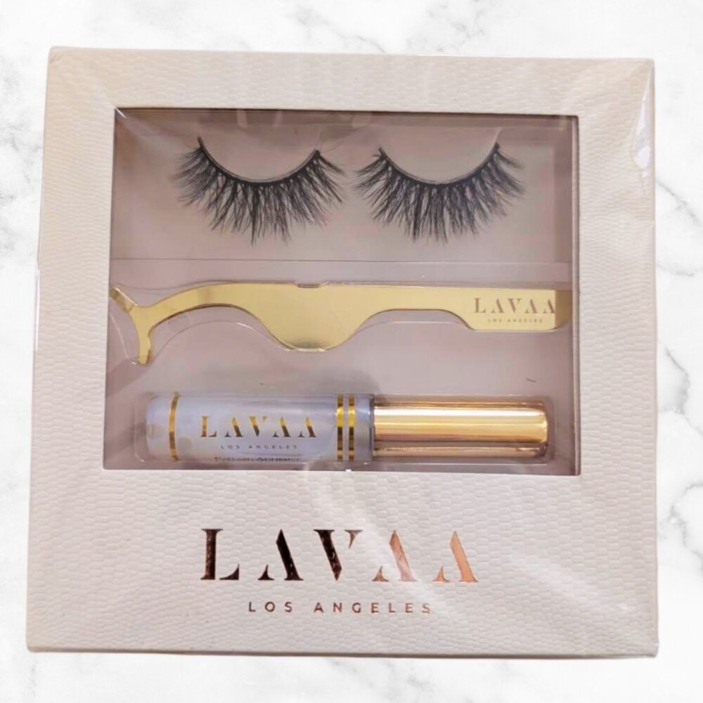 NIB | LAVAA LOS ANGELES Flirty Lash Kit | 3D Faux Mink Lashes - Picture 4 of 7